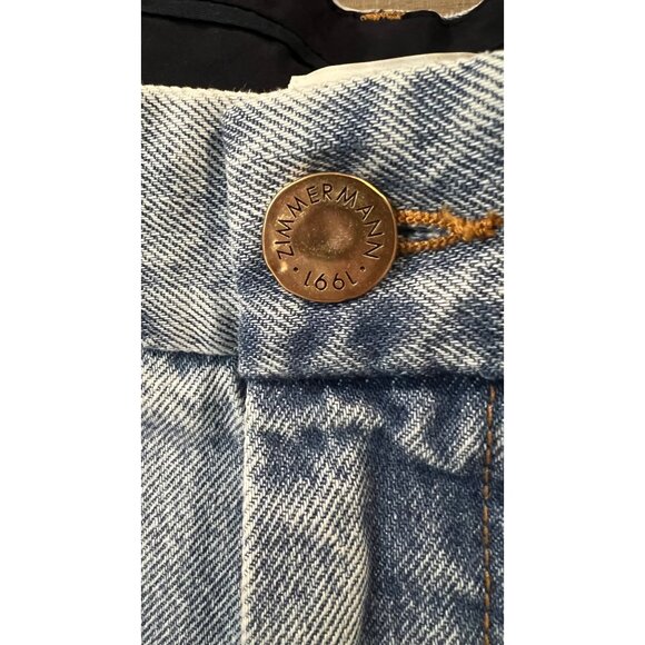 Zimmermann Wide Leg blue Jeans size 2/ US 8 - Picture 6 of 16